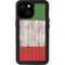 Italian Flag Dark Wood iPhone 13 Mini Waterproof Case