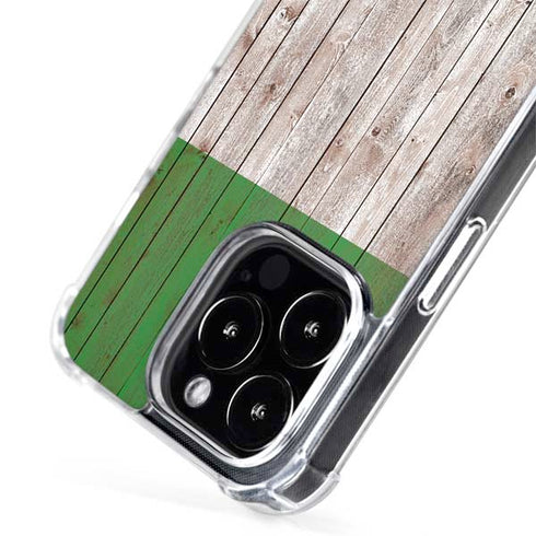Italian Flag Dark Wood iPhone 13 Pro Max MagSafe Case