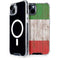 Italian Flag Dark Wood iPhone 14 MagSafe Case