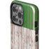 Italian Flag Dark Wood iPhone 14 Pro Impact Case