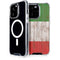 Italian Flag Dark Wood iPhone 14 Pro MagSafe Case