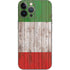 Italian Flag Dark Wood iPhone 14 Pro Max Skin