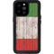 Italian Flag Dark Wood iPhone 14 Pro Max Waterproof Case