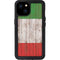 Italian Flag Dark Wood iPhone 15 Plus Waterproof Case