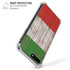 Italian Flag Dark Wood iPhone 7/8 Plus Clear Case
