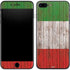 Italian Flag Dark Wood iPhone 8 Plus Skin