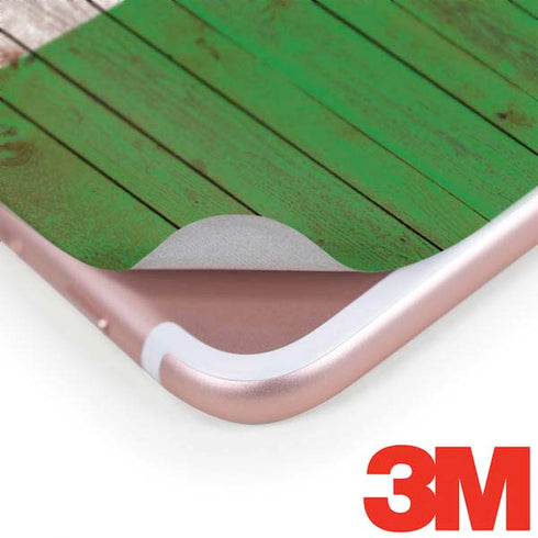 Italian Flag Dark Wood iPhone 8 Plus Skin