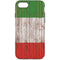 Italian Flag Dark Wood iPhone 8 Pro Case