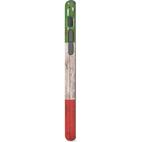 Italian Flag Dark Wood iPhone 8 Pro Case
