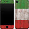 Italian Flag Dark Wood iPhone SE (2nd & 3rd Gen) Skin