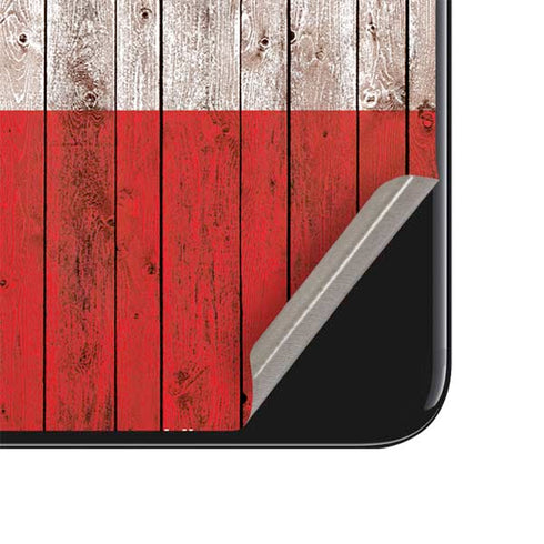 Italian Flag Dark Wood iPhone SE (2nd & 3rd Gen) Skin