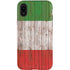 Italian Flag Dark Wood iPhone XR Pro Case