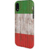 Italian Flag Dark Wood iPhone XR Pro Case