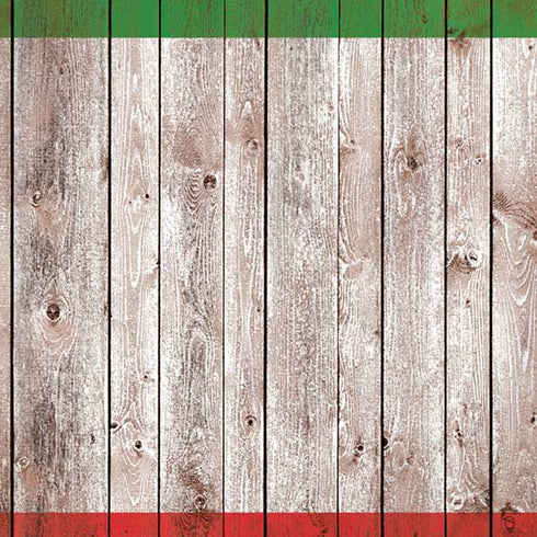 Italian Flag Dark Wood iPhone XR Pro Case