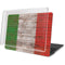 Italian Flag Dark Wood MacBook Pro 15in (2016-19) Case plus Skin