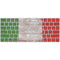 Italian Flag Dark Wood Magic Keyboard Skin