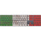 Italian Flag Dark Wood Magic Keyboard with Numeric Keypad Skin