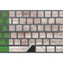 Italian Flag Dark Wood Magic Keyboard with Numeric Keypad Skin
