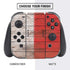 Italian Flag Dark Wood Nintendo Switch Bundle Skin