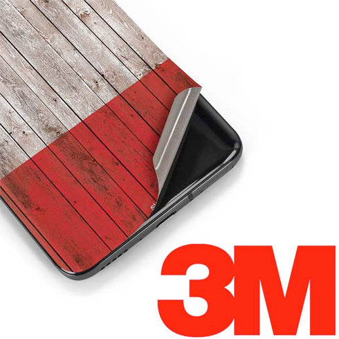 Italian Flag Dark Wood OnePlus 7 Pro Skin