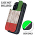 Italian Flag Dark Wood Otterbox Defender iPhone Skin