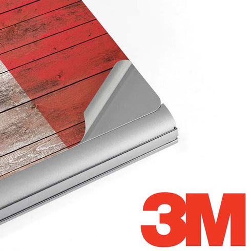Italian Flag Dark Wood Surface Book 2 13.5in Skin