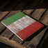 Italian Flag Dark Wood Surface Laptop 2 Skin