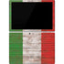 Italian Flag Dark Wood Surface Pro 7 Skin