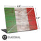Italian Flag Dark Wood Universal Laptop 11in (8.8 x 6.2in) Skin