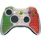 Italian Flag Dark Wood Xbox 360 Wireless Controller Skin