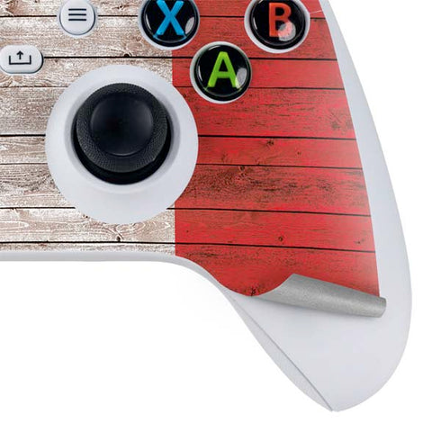 Italian Flag Dark Wood Xbox Series S Skins