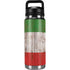 Italian Flag Dark Wood YETI Rambler 26oz Bottle Skin