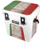 Italian Flag Dark Wood YETI Roadie 24 Hard Cooler Skin