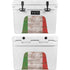Italian Flag Dark Wood YETI Tundra 35 Hard Cooler Skin