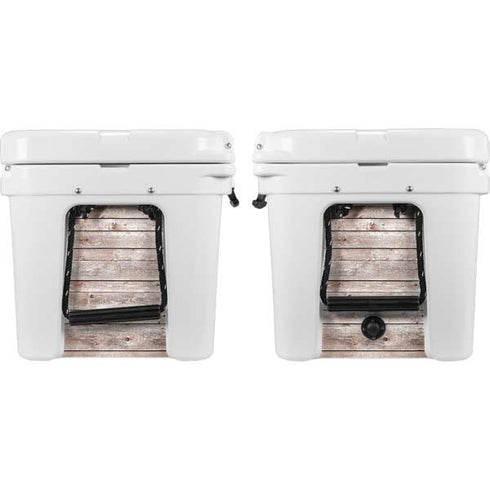 Italian Flag Dark Wood YETI Tundra 35 Hard Cooler Skin