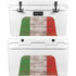 Italian Flag Dark Wood YETI Tundra 45 Hard Cooler Skin