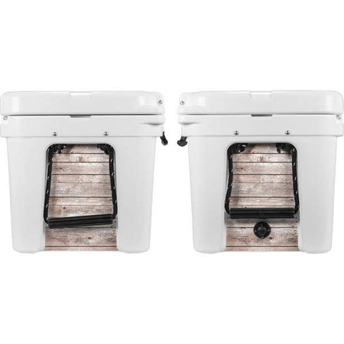 Italian Flag Dark Wood YETI Tundra 45 Hard Cooler Skin