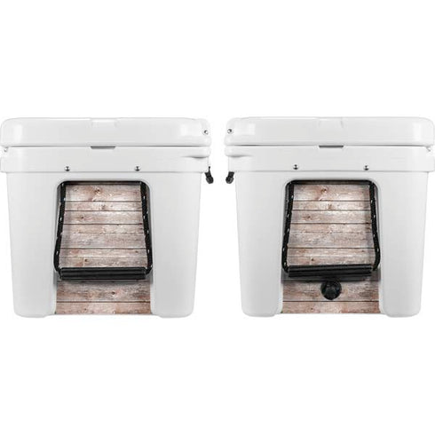 Italian Flag Dark Wood YETI Tundra 65 Hard Cooler Skin