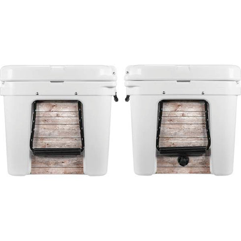 Italian Flag Dark Wood YETI Tundra 75 Hard Cooler Skin