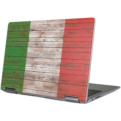 Italian Flag Dark Wood Yoga 710 14in Skin
