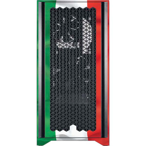Italy Flag Corsair 4000D Tempered Glass Mid-Tower ATX Case Skin