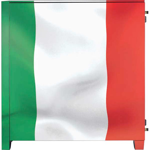 Italy Flag Corsair 4000D Tempered Glass Mid-Tower ATX Case Skin