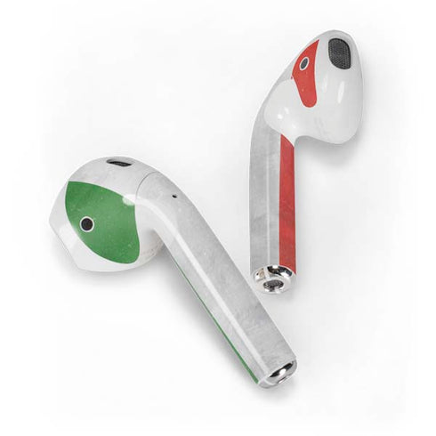 Italy Flag Distressed Apple AirPods Skin