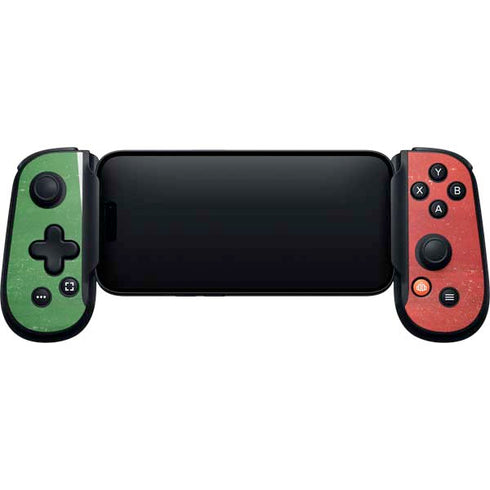 Italy Flag Distressed Backbone One for iPhone Game Controller Skin