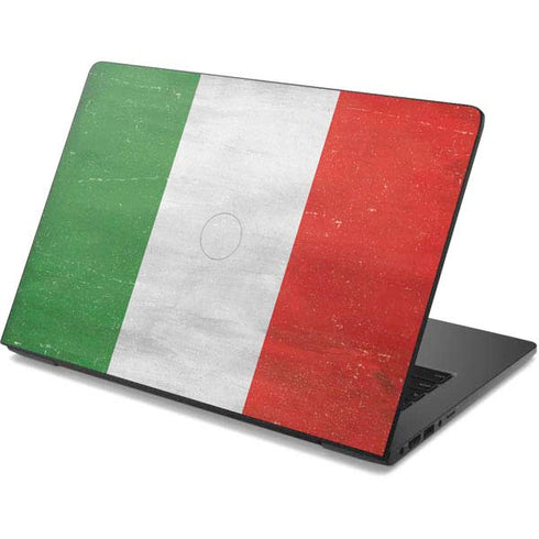 Italy Flag Distressed Dell Chromebook Skin