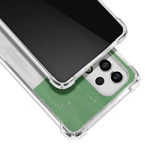 Italy Flag Distressed Galaxy A53 5G Clear Case