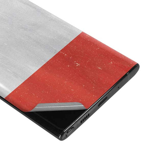 Italy Flag Distressed Galaxy Note 10 Skin