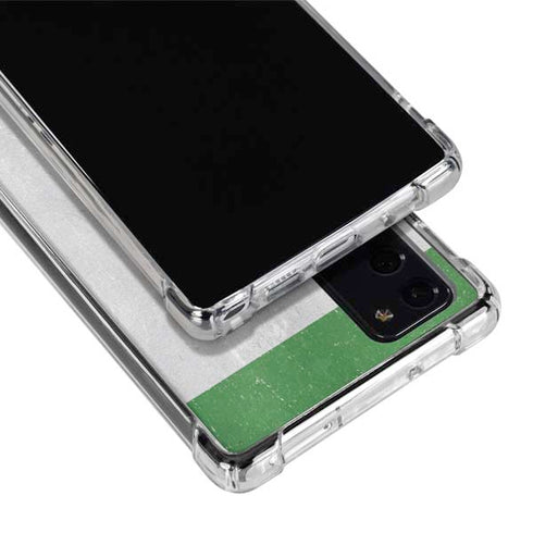 Italy Flag Distressed Galaxy Note20 5G Clear Case