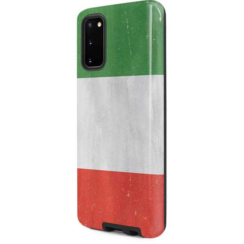 Italy Flag Distressed Galaxy S20 Pro Case