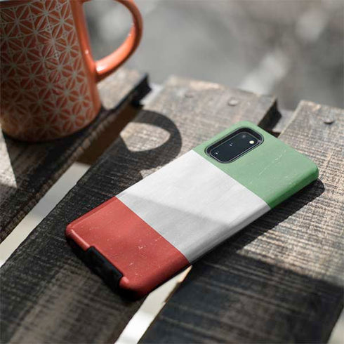 Italy Flag Distressed Galaxy S20 Pro Case